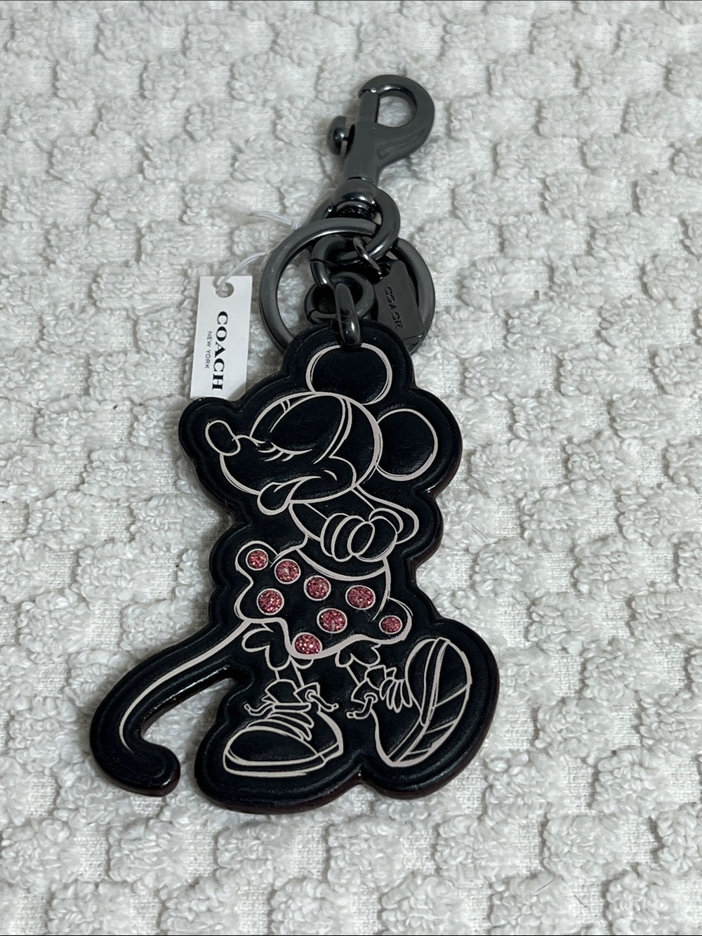 Coach X Disney Minnie Mouse Key Charm Keychain